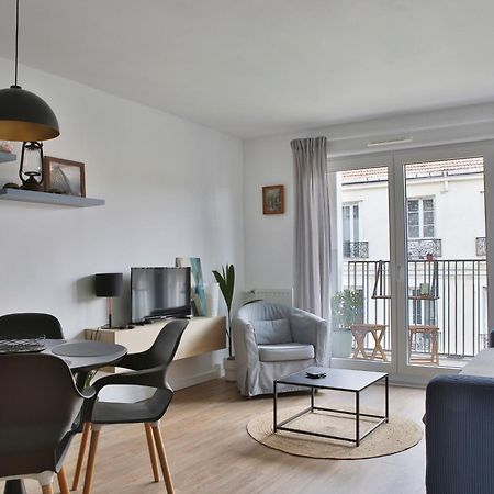 "Starry In So" 47M2, Lits Jumeaux, Parking Gratuit, Rue Calme Et Arboree, Metro 10 Min, Stade De France 24Min A Pied Saint-Ouen  Extérieur photo
