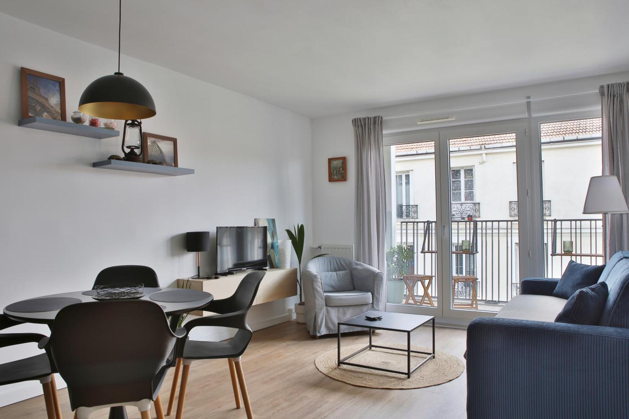 "Starry In So" 47M2, Lits Jumeaux, Parking Gratuit, Rue Calme Et Arboree, Metro 10 Min, Stade De France 24Min A Pied Saint-Ouen  Extérieur photo
