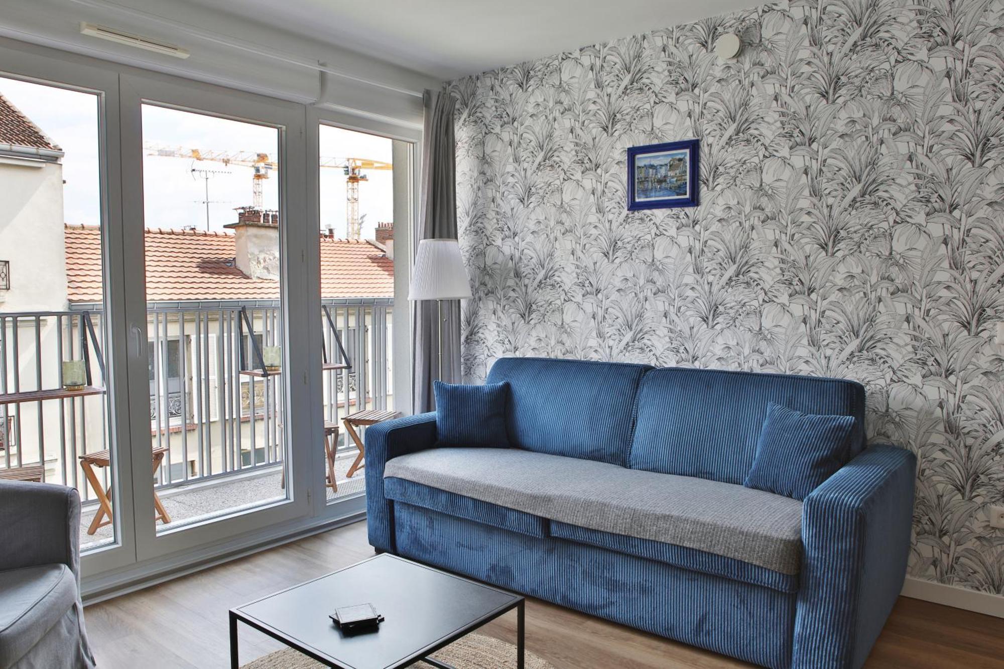 "Starry In So" 47M2, Lits Jumeaux, Parking Gratuit, Rue Calme Et Arboree, Metro 10 Min, Stade De France 24Min A Pied Saint-Ouen  Extérieur photo
