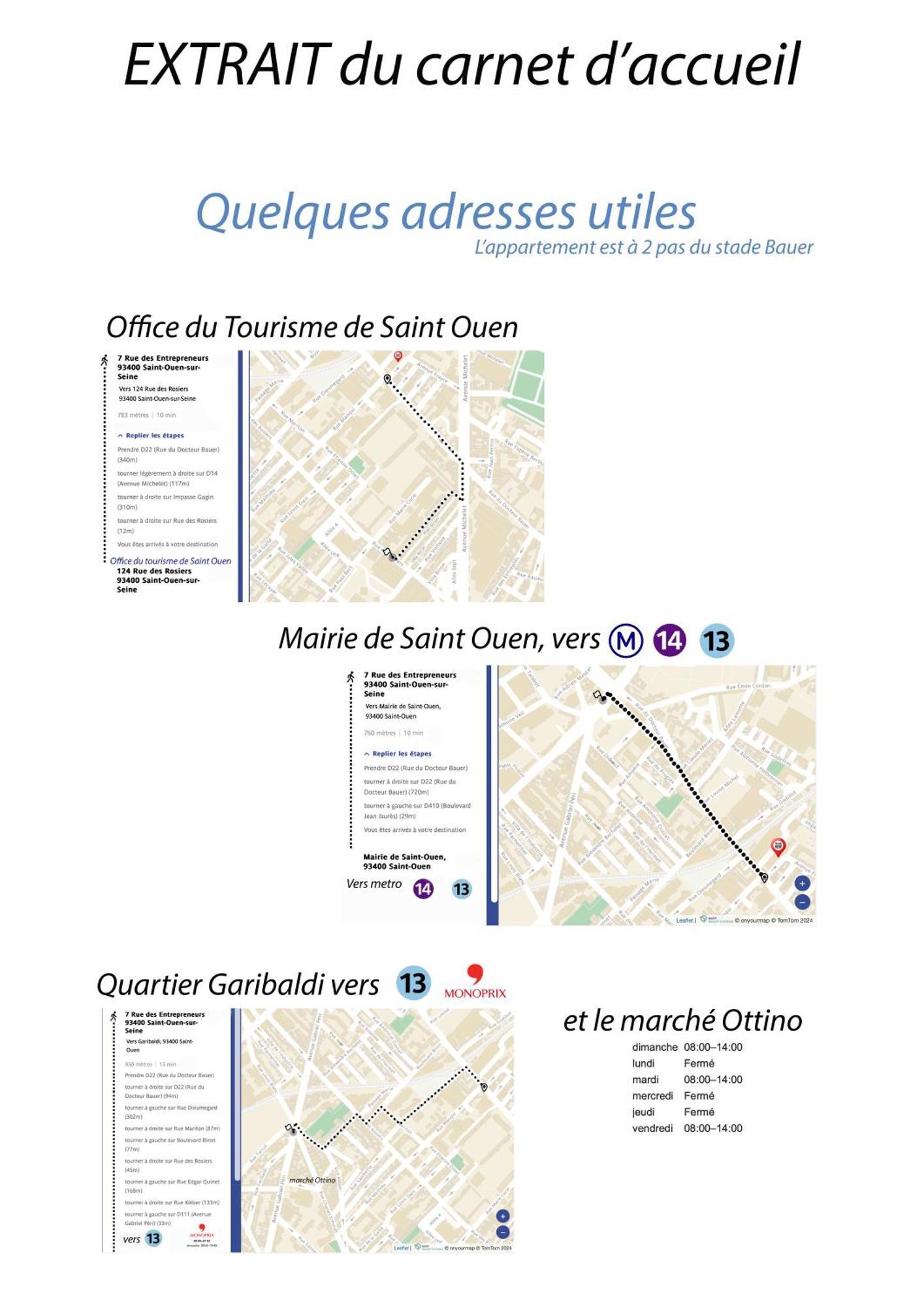 "Starry In So" 47M2, Lits Jumeaux, Parking Gratuit, Rue Calme Et Arboree, Metro 10 Min, Stade De France 24Min A Pied Saint-Ouen  Extérieur photo